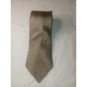Zylos Gold George Machado Beige‎ Multicolor Dots Silk USA Tie Classic